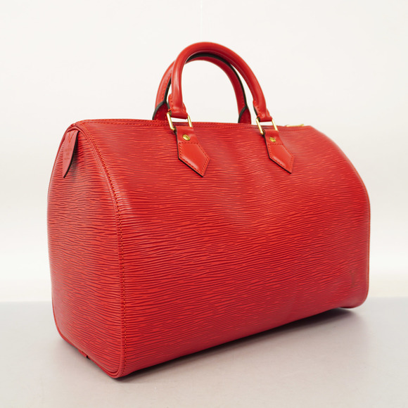 Auth Louis Vuitton Epi Speedy 30 M43007 Women's Handbag Castilian Red - Picture 2 of 12